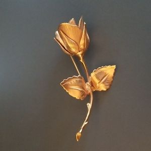 Vintage - Signed Giovanni Rose Brooch